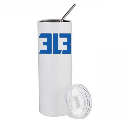 Detroit 313 Stainless Steel Tumbler