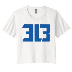 Detroit 313 Women's Crop Top Tee