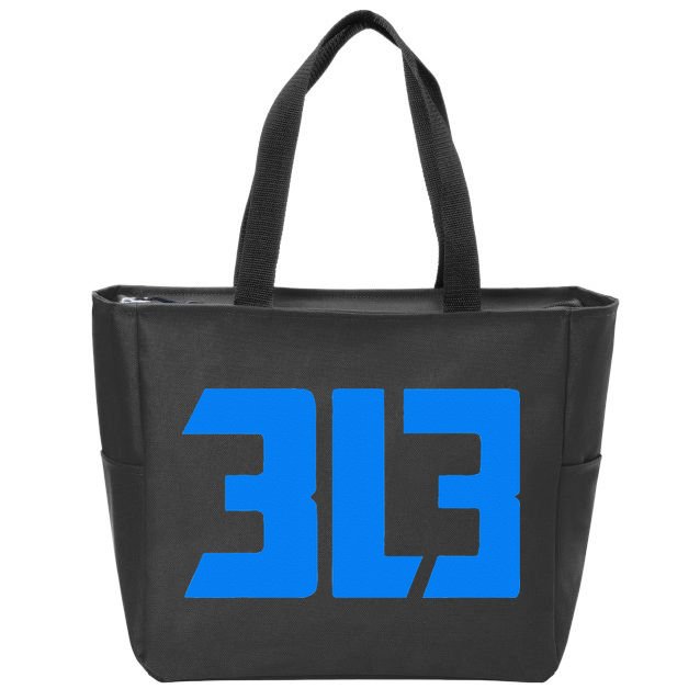 Detroit 313 Zip Tote Bag