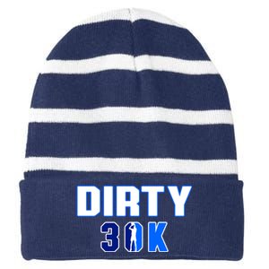 Dirk 30k Dirty 30 Basketball 30000 Points Pts Striped Beanie with Solid Band