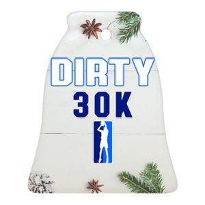 Dirk 30k Dirty 30 Basketball 30000 Points Pts Ceramic Bell Ornament