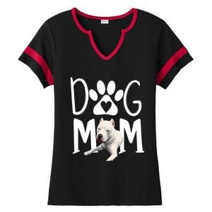 Dogs 365 Dogo Argentino Dog Mom Gift Cute Gift Ladies Halftime Notch Neck Tee