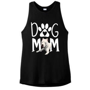 Dogs 365 Dogo Argentino Dog Mom Gift Cute Gift Ladies PosiCharge Tri-Blend Wicking Tank