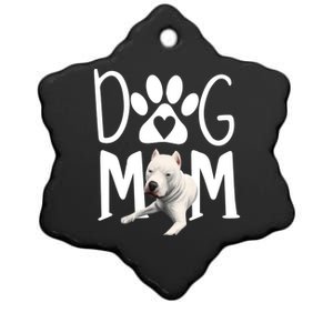 Dogs 365 Dogo Argentino Dog Mom Gift Cute Gift Ceramic Star Ornament