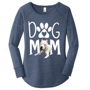 Dogs 365 Dogo Argentino Dog Mom Gift Cute Gift Women's Perfect Tri Tunic Long Sleeve Shirt