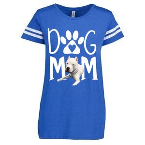 Dogs 365 Dogo Argentino Dog Mom Gift Cute Gift Enza Ladies Jersey Football T-Shirt