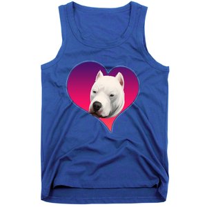 Dogs 365 Dogo Argentino Dog Pink Heart Love Gift Gift Tank Top