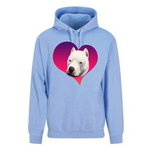 Dogs 365 Dogo Argentino Dog Pink Heart Love Gift Gift Unisex Surf Hoodie