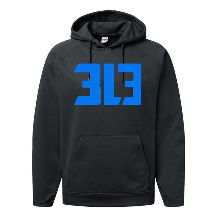 Detroit 313 Performance Fleece Hoodie