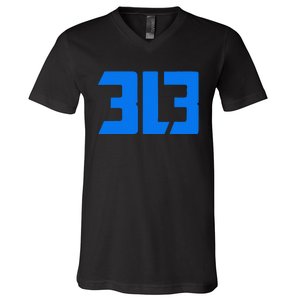 Detroit 313 V-Neck T-Shirt