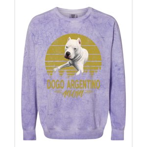 Dogs 365 Dogo Argentino Mom Dog Gift Gift Colorblast Crewneck Sweatshirt