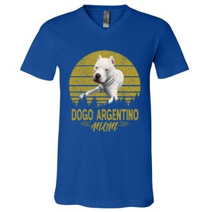 Dogs 365 Dogo Argentino Mom Dog Gift Gift V-Neck T-Shirt