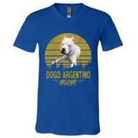 Dogs 365 Dogo Argentino Mom Dog Gift Gift V-Neck T-Shirt