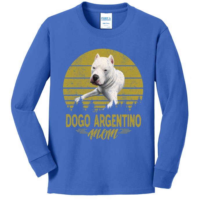 Dogs 365 Dogo Argentino Mom Dog Gift Gift Kids Long Sleeve Shirt