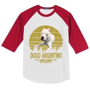 Dogs 365 Dogo Argentino Mom Dog Gift Gift Kids Colorblock Raglan Jersey