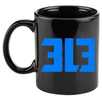 Detroit 313 11oz C Handle Ceramic Mug