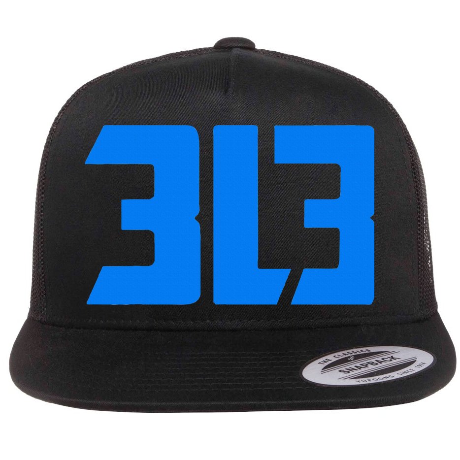 Detroit 313 Flat Bill Trucker Hat
