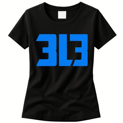 Detroit 313 Womens T-Shirt