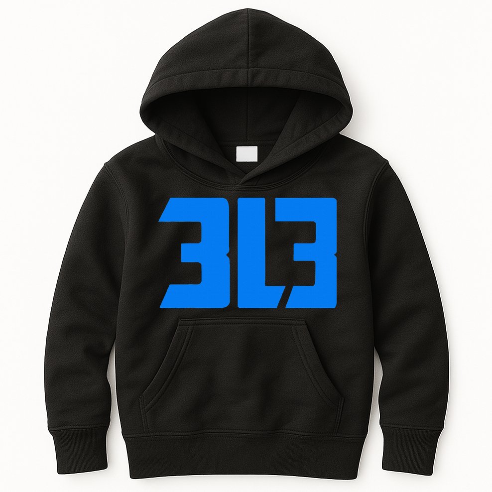 Detroit 313 Kids Hoodie