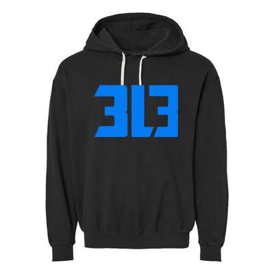 Detroit 313 Garment-Dyed Fleece Hoodie