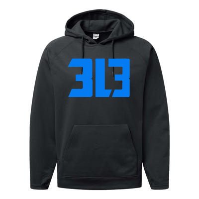 Detroit 313 Performance Fleece Hoodie