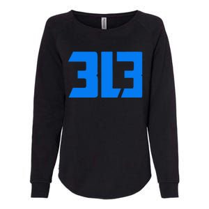 Detroit 313 Womens California Wash Sweatshirt