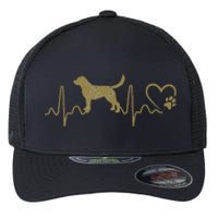 Dogs 365 Heartbeat Labrador Retriever Dog Rescue Lifeline Flexfit Unipanel Trucker Cap