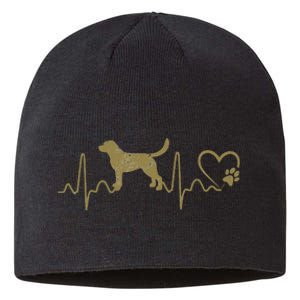 Dogs 365 Heartbeat Labrador Retriever Dog Rescue Lifeline Sustainable Beanie