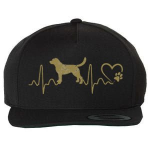 Dogs 365 Heartbeat Labrador Retriever Dog Rescue Lifeline Wool Snapback Cap