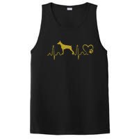 Dogs 365 Heartbeat Doberman Pinscher Dog Rescue Lifeline PosiCharge Competitor Tank