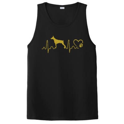 Dogs 365 Heartbeat Doberman Pinscher Dog Rescue Lifeline PosiCharge Competitor Tank