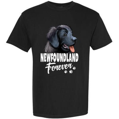 Dogs 365 Newfoundland Forever Cute Dog Lover Gift Garment-Dyed Heavyweight T-Shirt