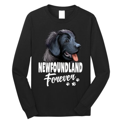 Dogs 365 Newfoundland Forever Cute Dog Lover Gift Long Sleeve Shirt