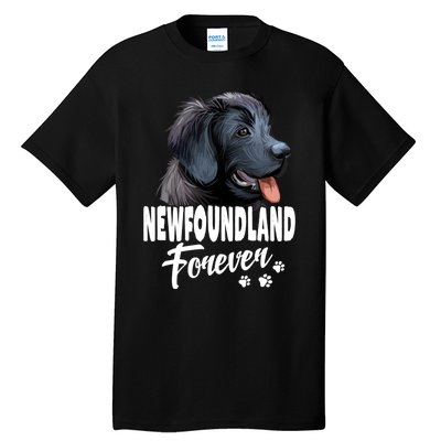 Dogs 365 Newfoundland Forever Cute Dog Lover Gift Tall T-Shirt