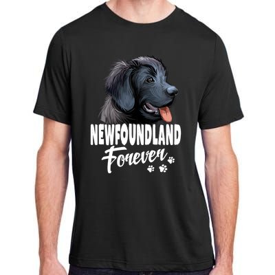 Dogs 365 Newfoundland Forever Cute Dog Lover Gift Adult ChromaSoft Performance T-Shirt