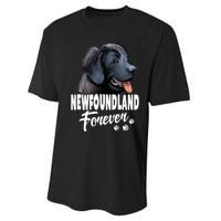 Dogs 365 Newfoundland Forever Cute Dog Lover Gift Performance Sprint T-Shirt