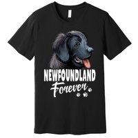 Dogs 365 Newfoundland Forever Cute Dog Lover Gift Premium T-Shirt