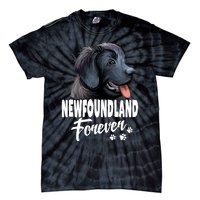 Dogs 365 Newfoundland Forever Cute Dog Lover Gift Tie-Dye T-Shirt