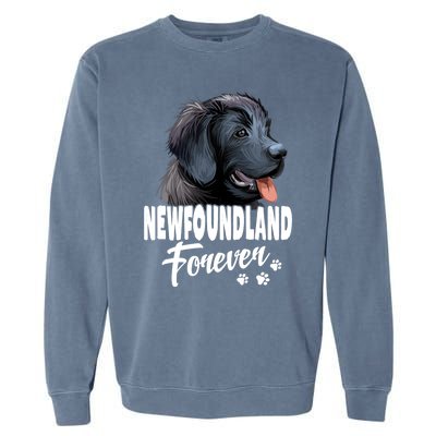 Dogs 365 Newfoundland Forever Cute Dog Lover Gift Garment-Dyed Sweatshirt