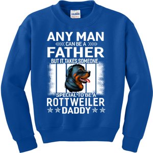 Dogs 365 Rottweiler Dog Daddy Dad Gift Funny Gift Kids Sweatshirt