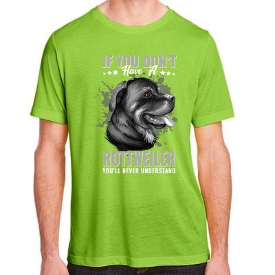 Dogs 365 Rottweiler You'll Never Understand Funny Gift Adult ChromaSoft Performance T-Shirt