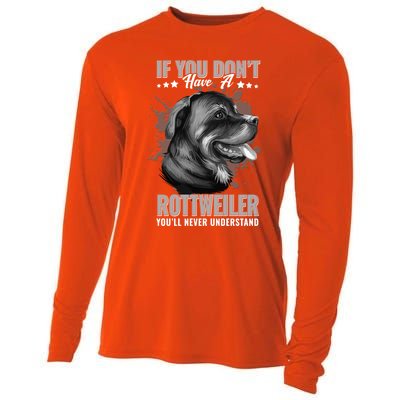 Dogs 365 Rottweiler You'll Never Understand Funny Gift Cooling Performance Long Sleeve Crew