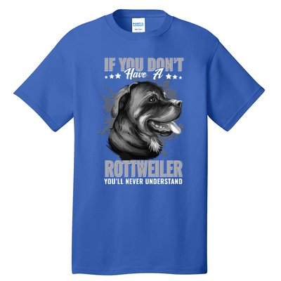 Dogs 365 Rottweiler You'll Never Understand Funny Gift Tall T-Shirt