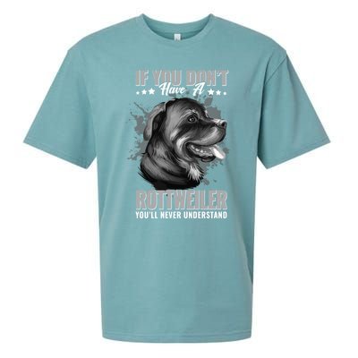 Dogs 365 Rottweiler You'll Never Understand Funny Gift Sueded Cloud Jersey T-Shirt