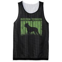 Dogs 365 Retro Boston Terrier Dog Vintage Gift Mesh Reversible Basketball Jersey Tank