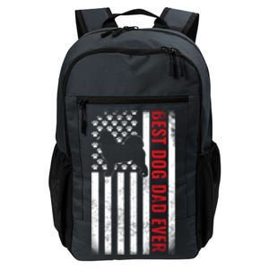 Dogs 365 Samoyed Best Dog Dad Ever American Flag Gift Daily Commute Backpack