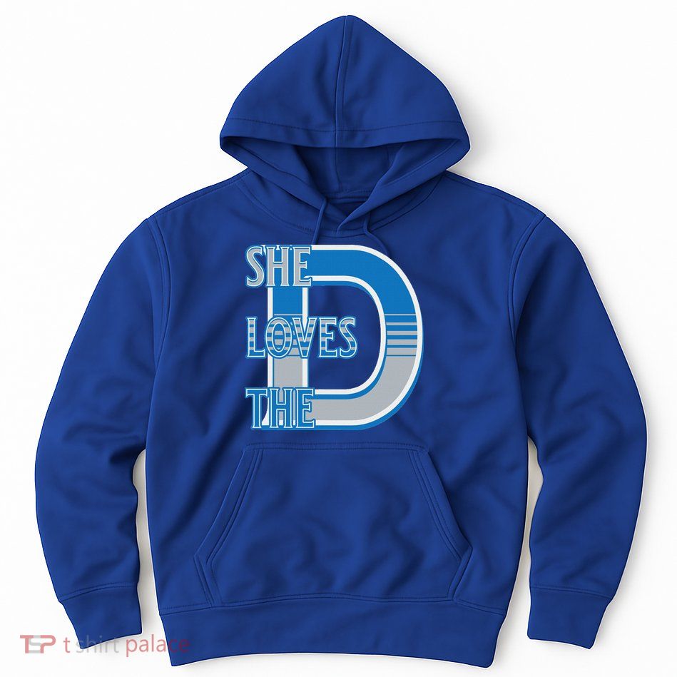 Detroit 313 She Loves The D Hoodie