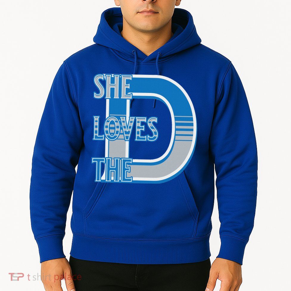 Detroit 313 She Loves The D Hoodie