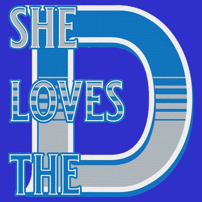 Detroit 313 She Loves The D T-Shirt