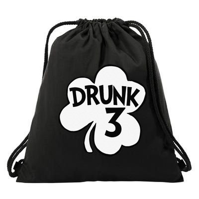 Drunk 3 Saint Patrick's Day Party Group Drawstring Bag